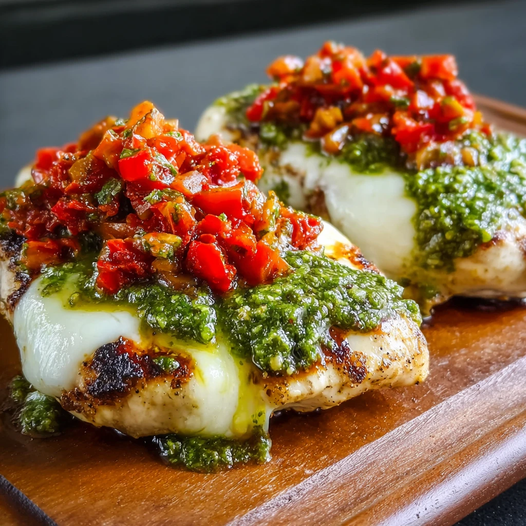 Pesto Bruschetta Chicken