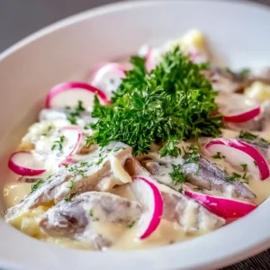 Polish Herring in Sour Cream