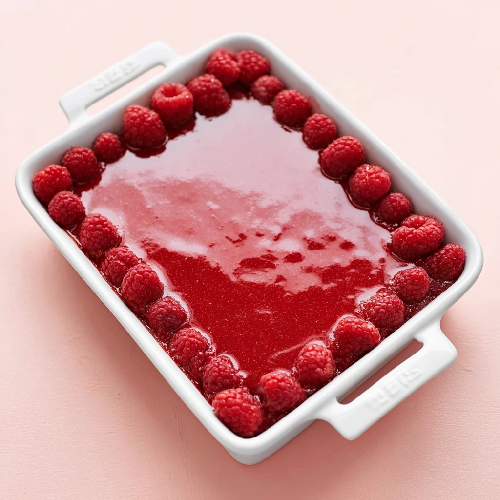 Raspberry Sauce Cake