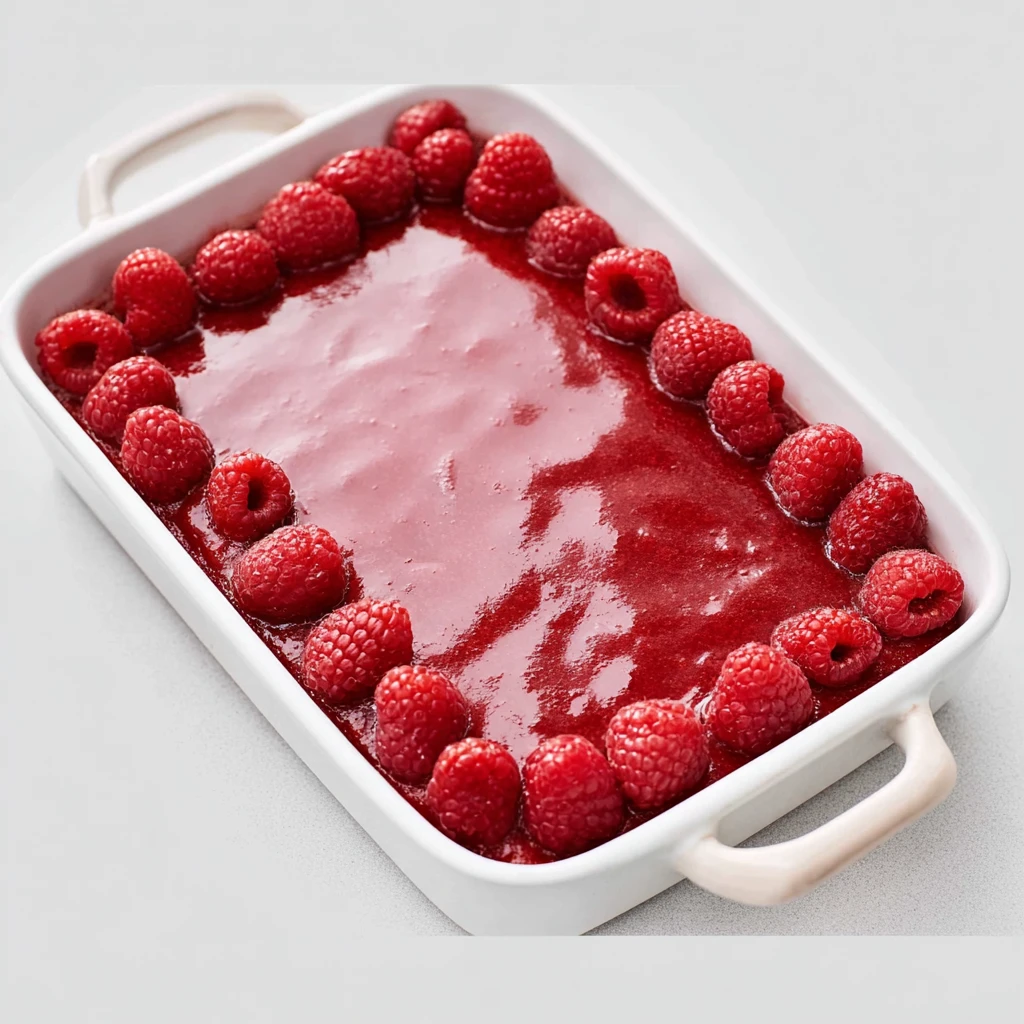 Raspberry Sauce Cake