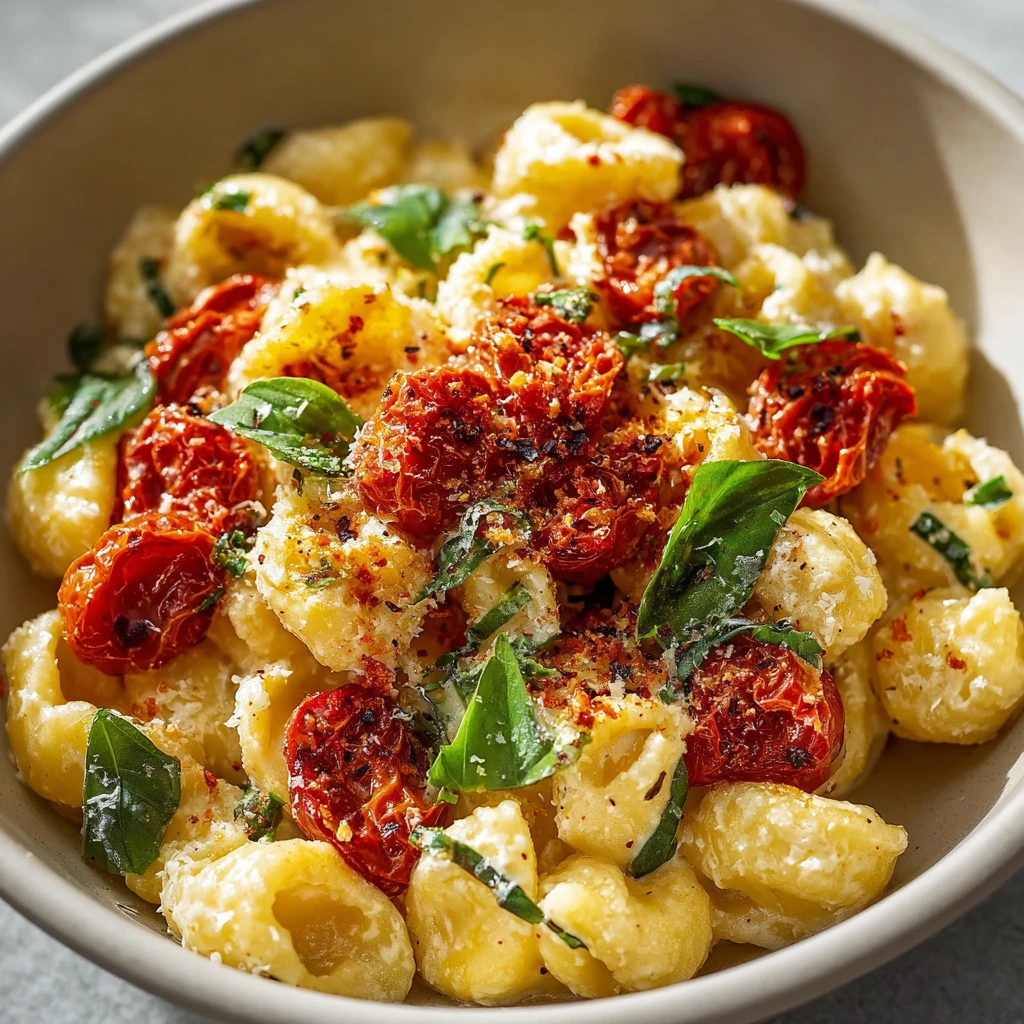 Roasted Tomato Garlic Ricotta Pasta Recipe Dinner Delight