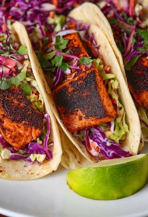 Salmon Tacos