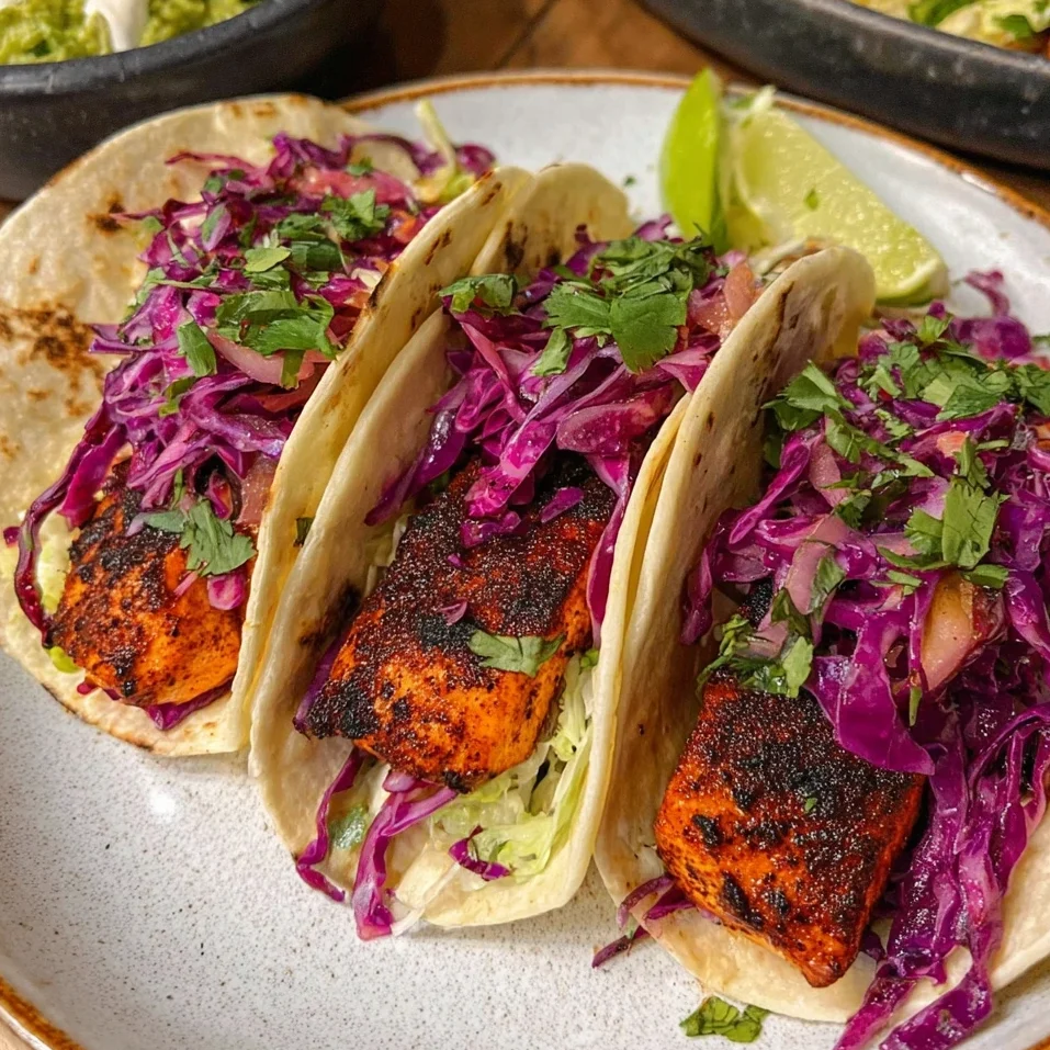 Salmon Tacos