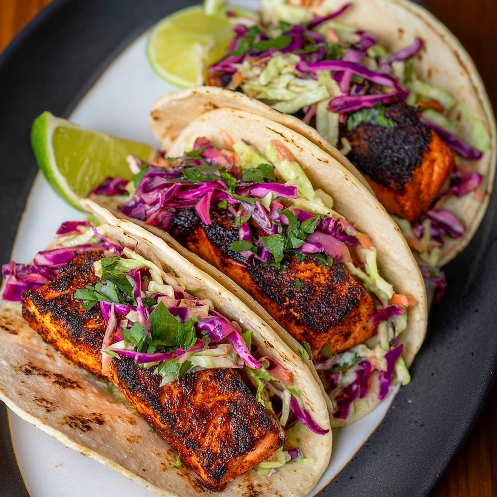 Salmon Tacos
