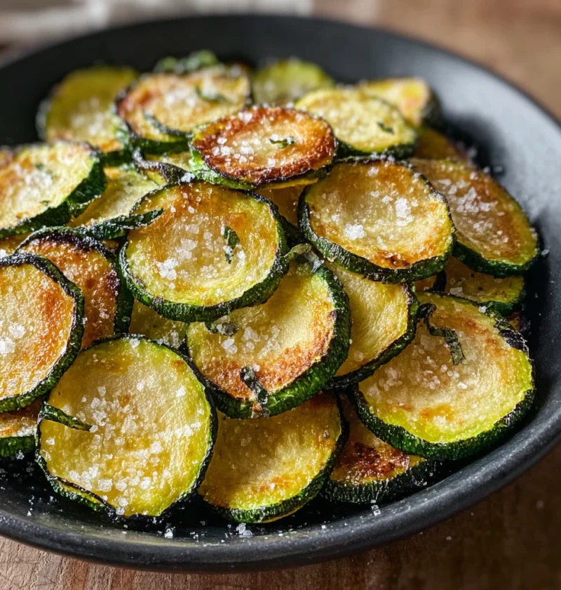 Salt Vinegar Zucchini Chips Your New Guiltfree Crunch