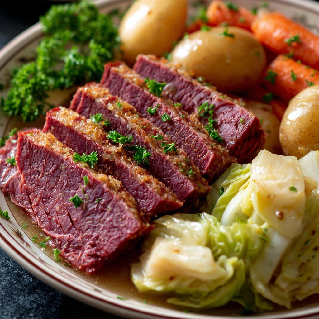 Slow Cooker Corned Beef and Cabbage