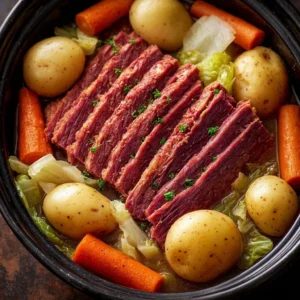 Slow Cooker Corned Beef and Cabbage Recipe