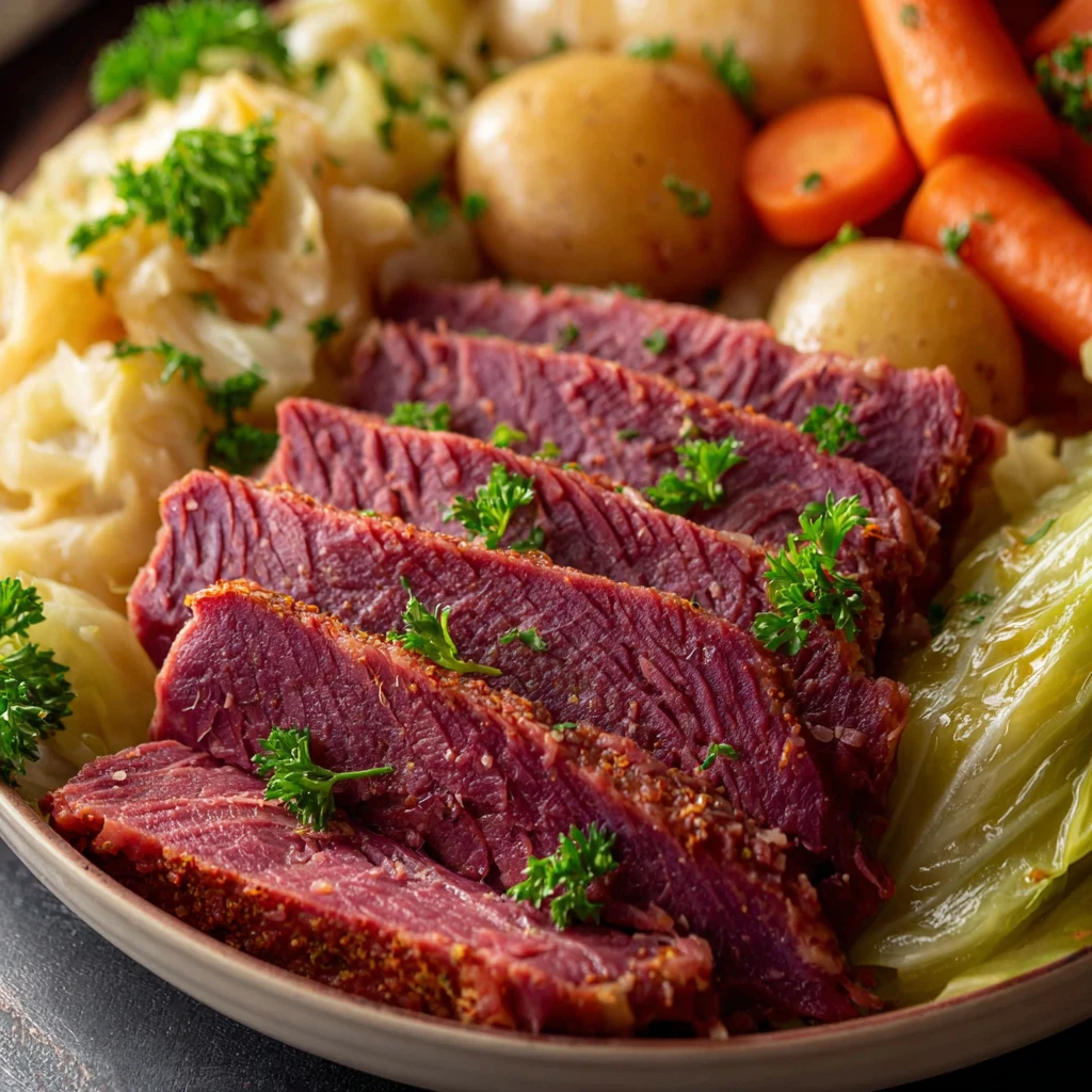 Slow Cooker Corned Beef Cabbage