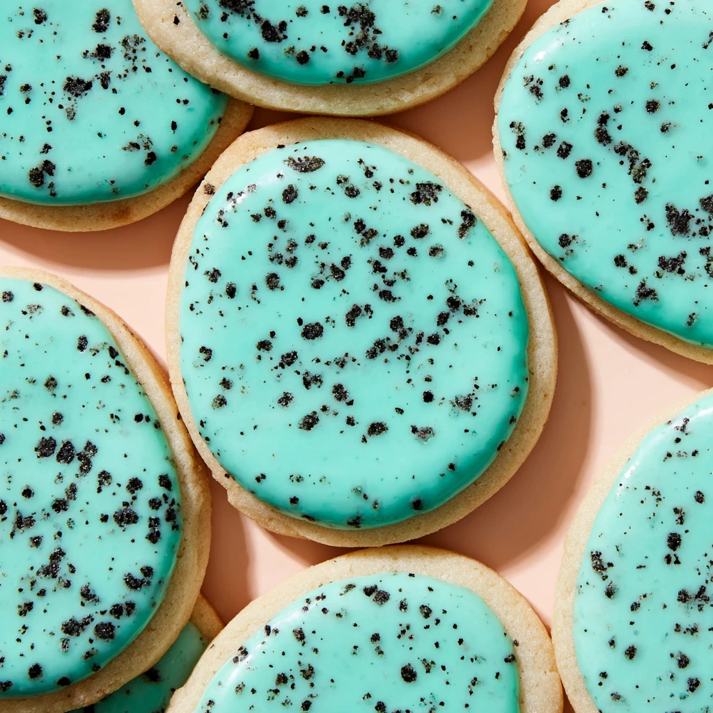 Speckled Egg Easter Shortbread Cookies