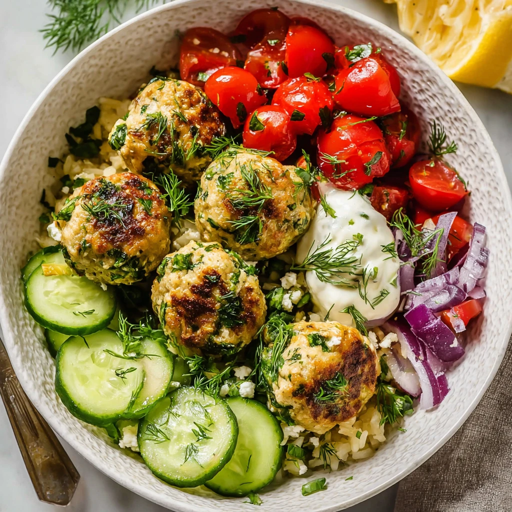 Spinach Feta Turkey Meatballs