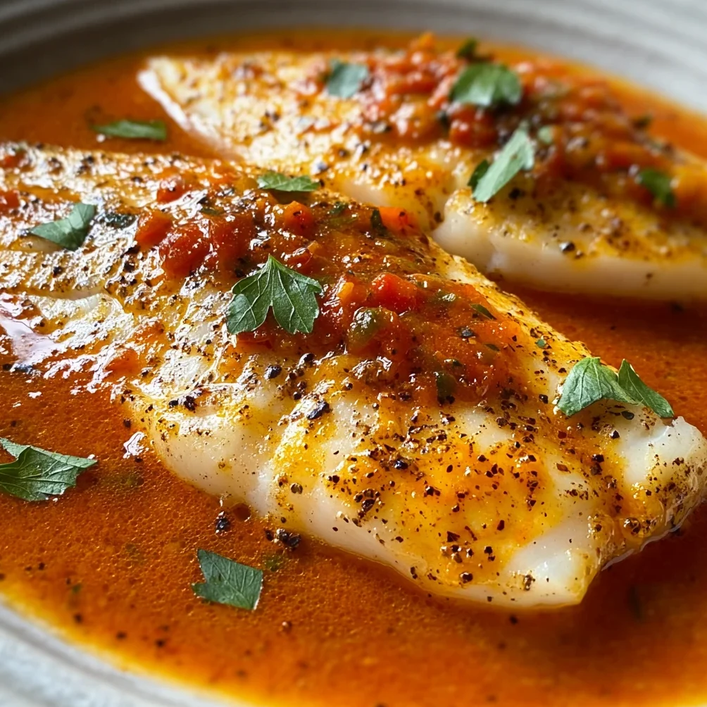 Tilapia Roasted Pepper Sauce