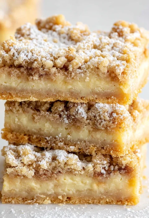 Vanilla Cream Crumb Bars
