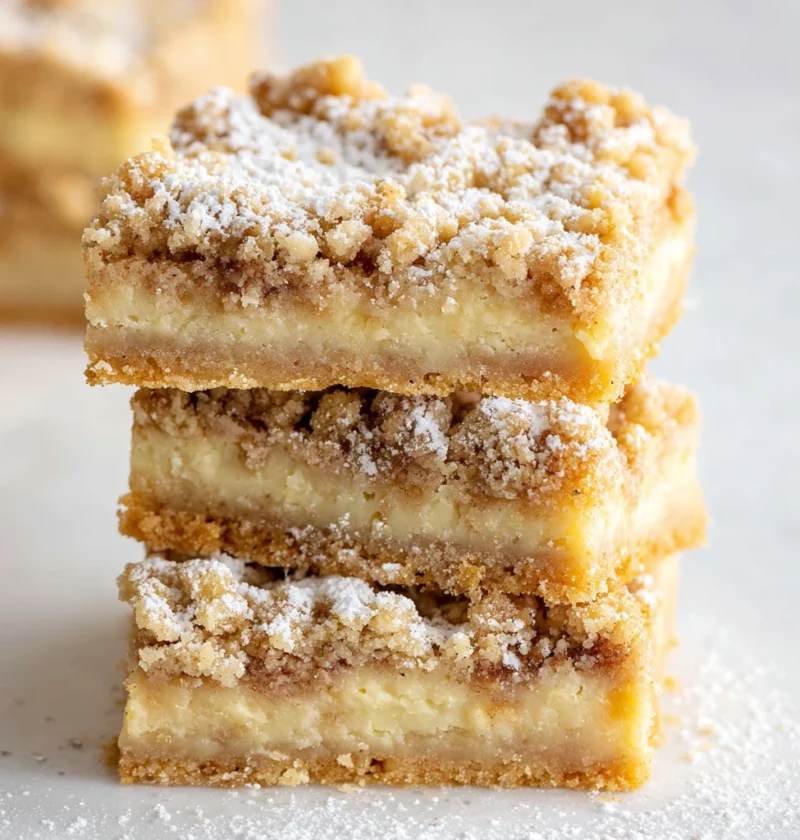 Vanilla Cream Crumb Bars