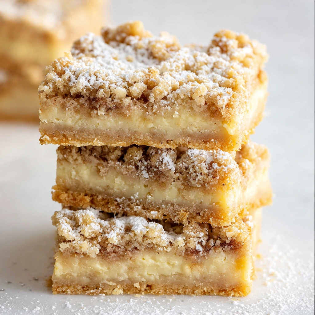 Vanilla Cream Crumb Bars