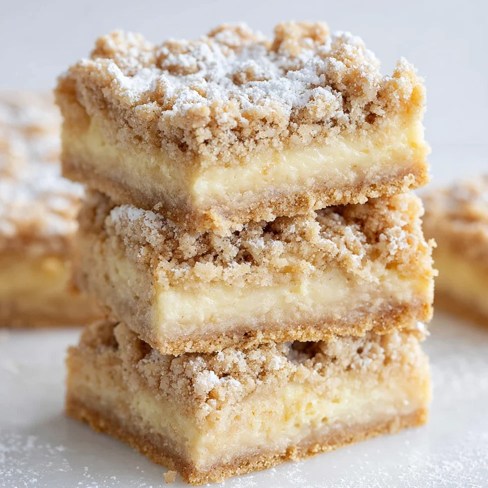 Vanilla Cream Crumb Bars