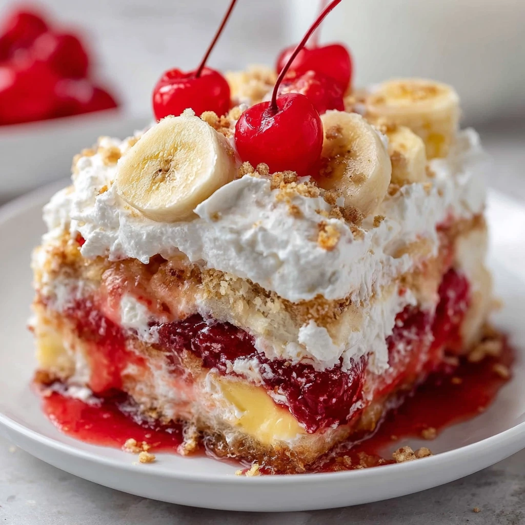 Banana Split Dump Cake