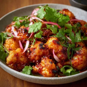 Bang Bang Cauliflower – Sweet & Spicy Oven‑Baked Bites