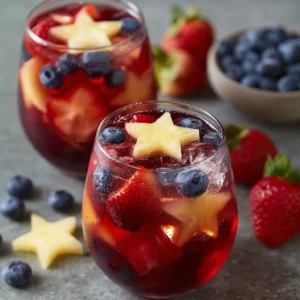 Berry-Infused Star-Spangled Sangria