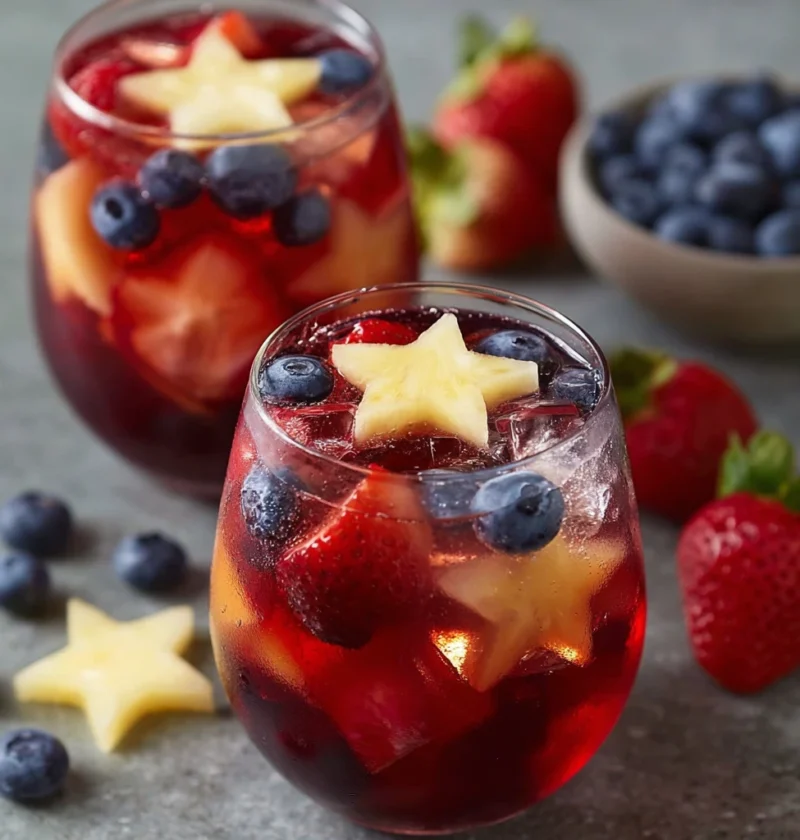 Berryinfused Starspangled Sangria