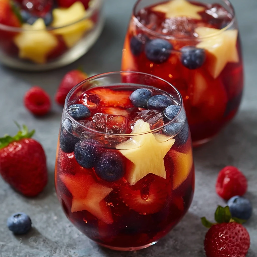 Berryinfused Starspangled Sangria