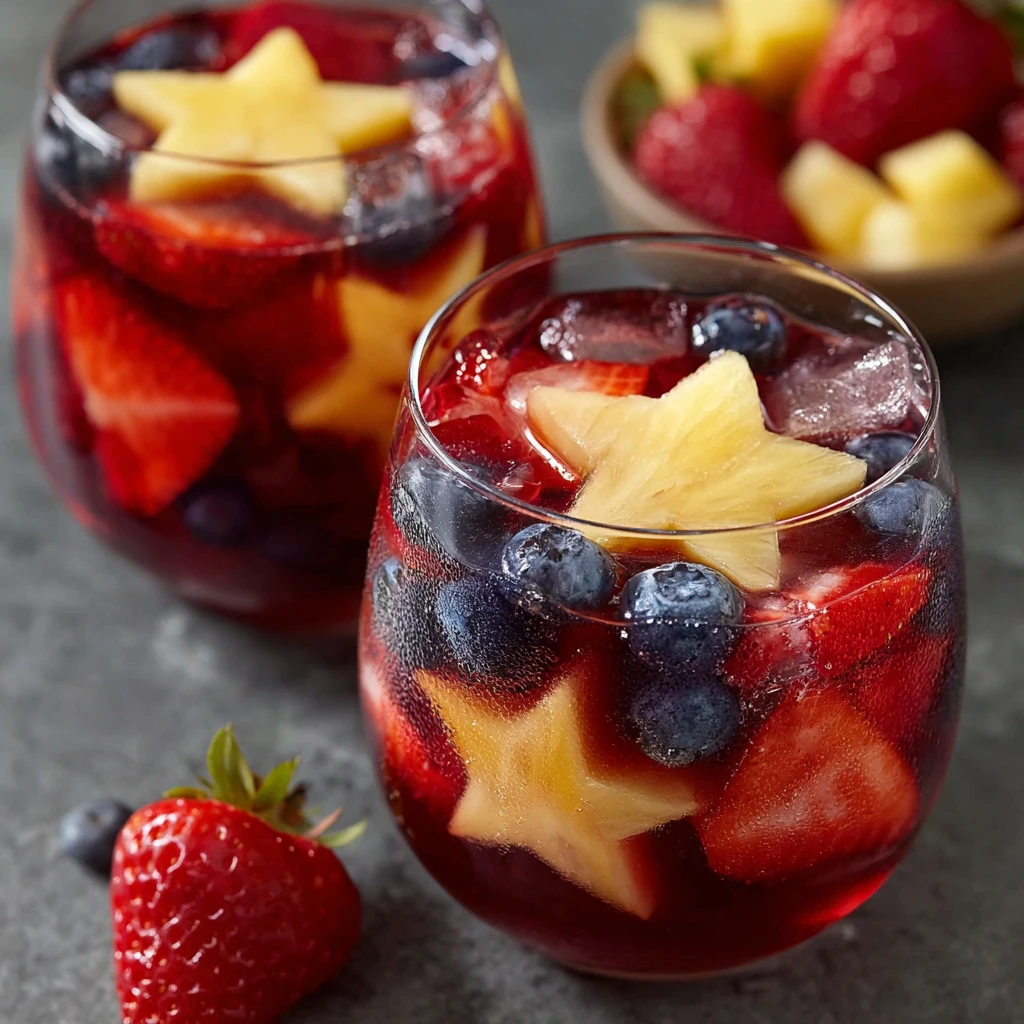 Berryinfused Starspangled Sangria