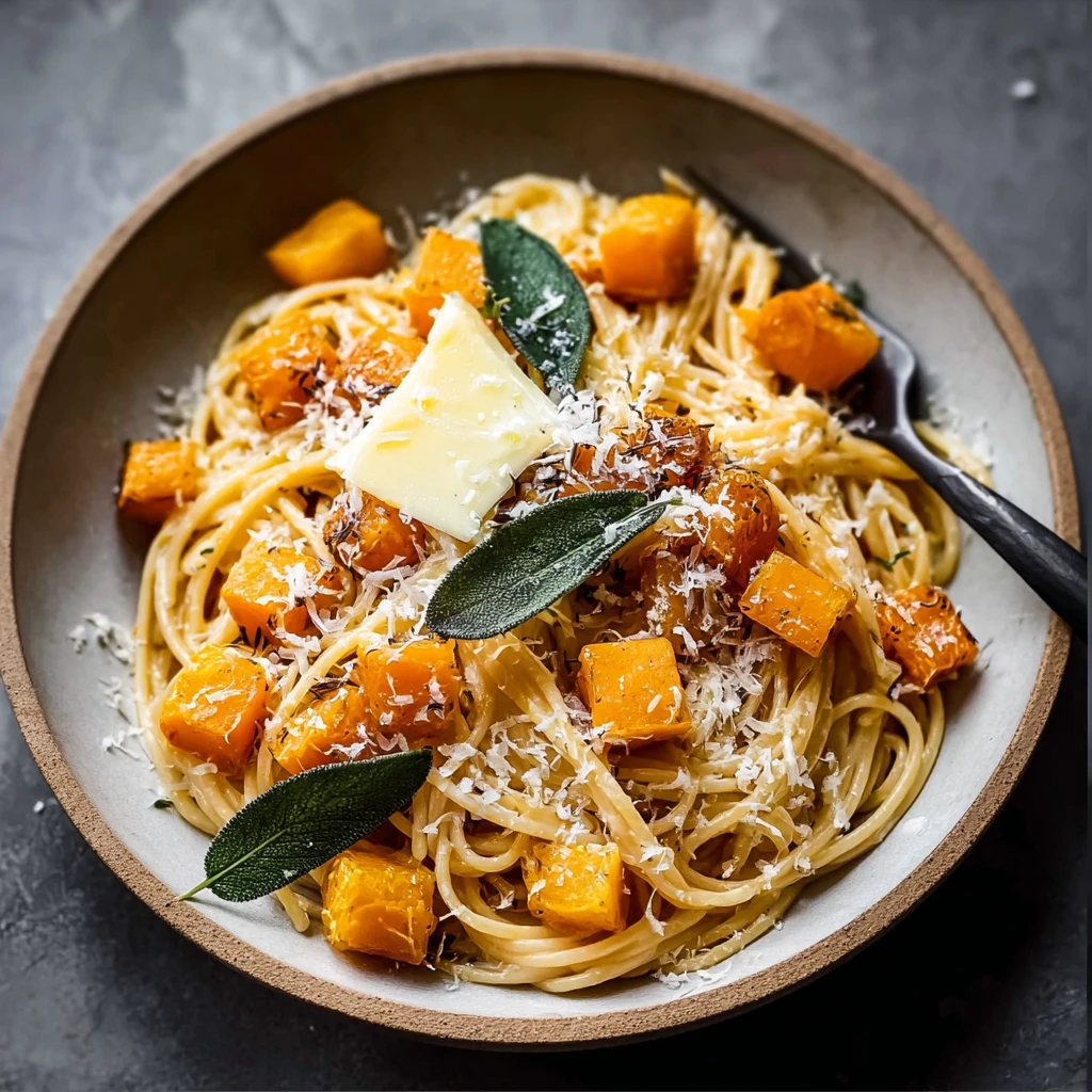 Brown Butter Sage Butternut Squash Pasta