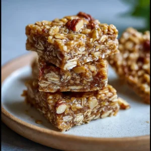Chewy Apple Cinnamon Breakfast Bars