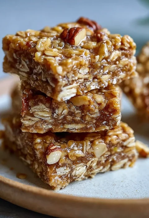 Chewy Apple Cinnamon Breakfast Bars