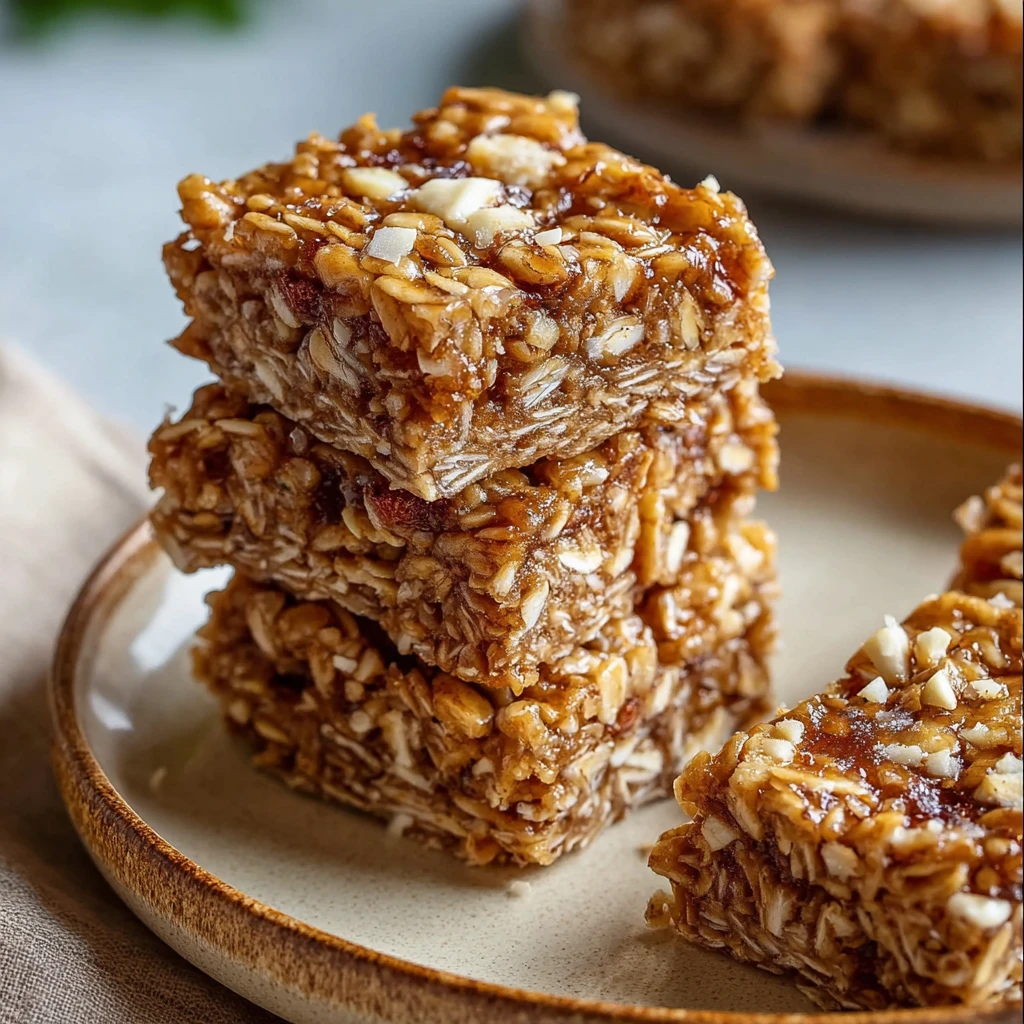 Chewy Apple Cinnamon Breakfast Bars
