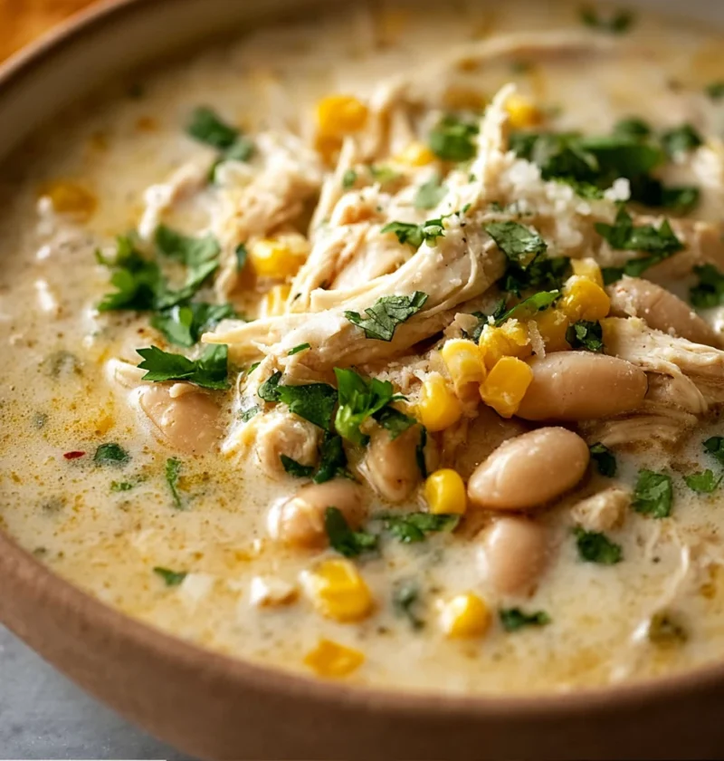 Creamy White Chicken Enchilada Soup