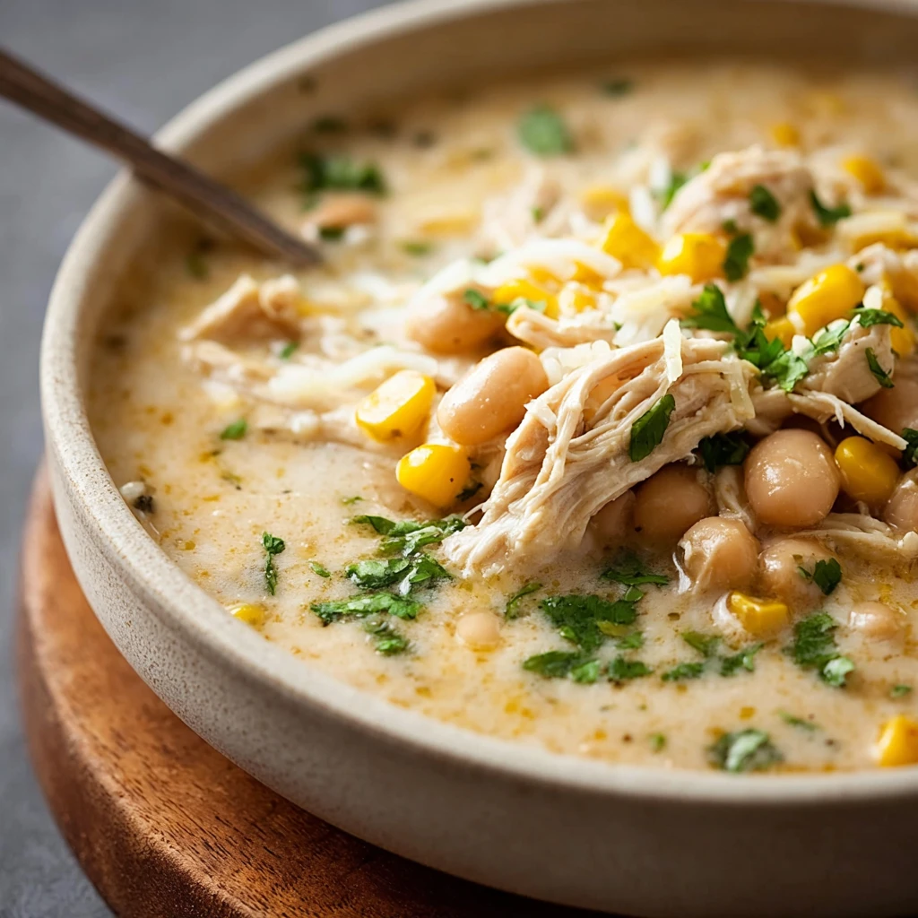 Creamy White Chicken Enchilada Soup