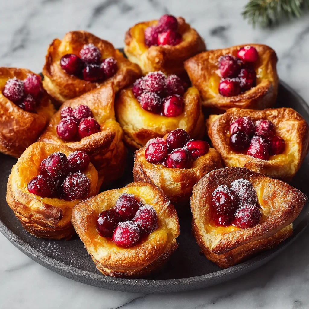 Delicious Orangecranberry Popovers Holiday Cheer