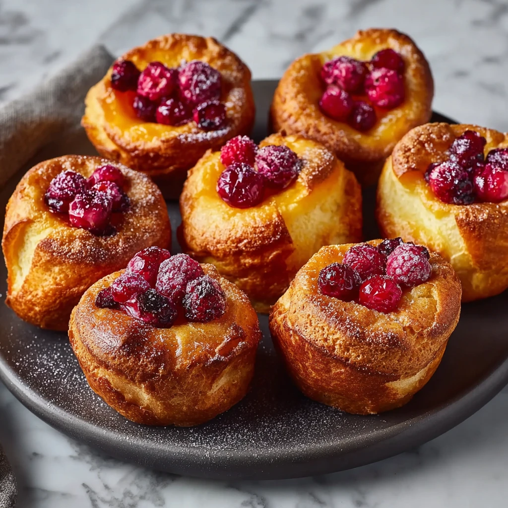 Delicious Orangecranberry Popovers Holiday Cheer