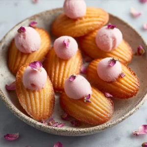 Deliciously Fluffy Rose Madeleines to Brighten Your Day