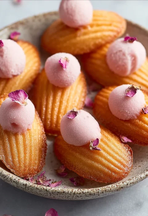 Deliciously Fluffy Rose Madeleines Brighten Your Day