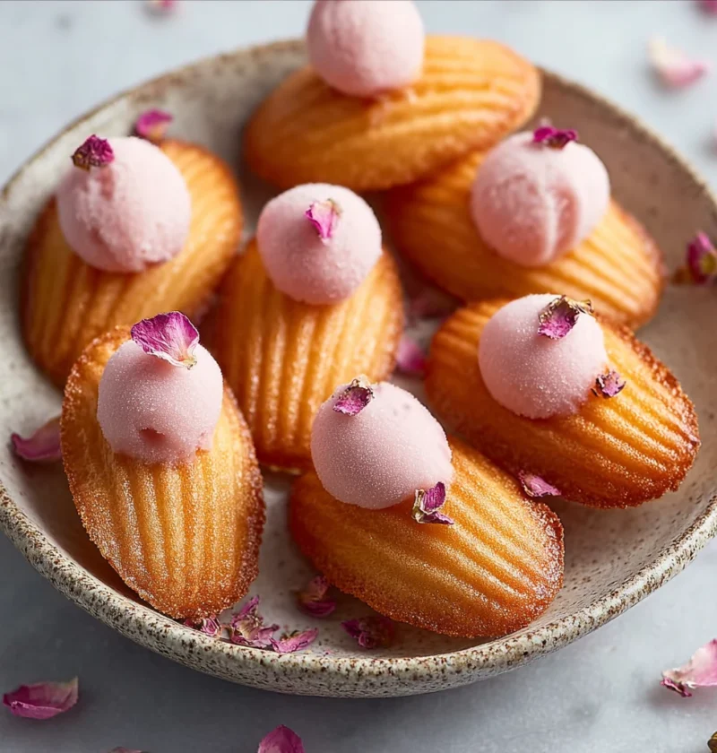 Deliciously Fluffy Rose Madeleines Brighten Your Day