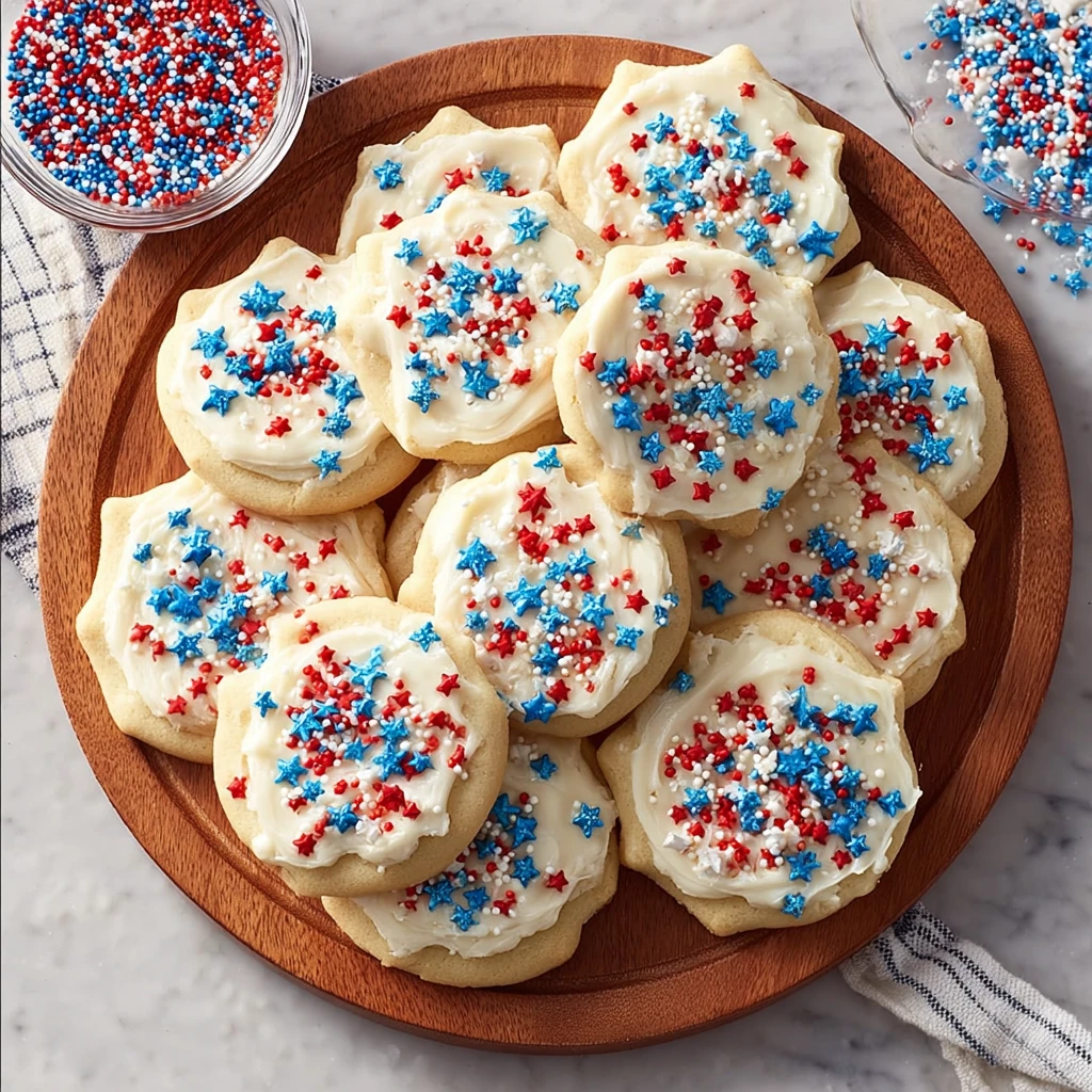 Easy 4th of July Sugar Cookies