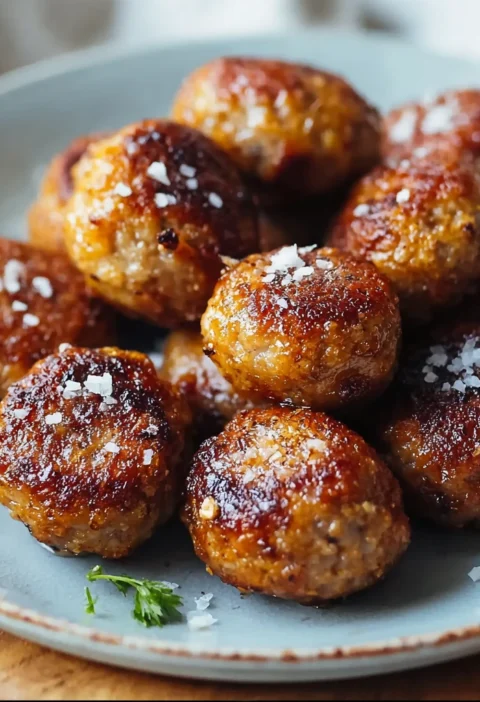 Homemade Chicken Sausage Bites