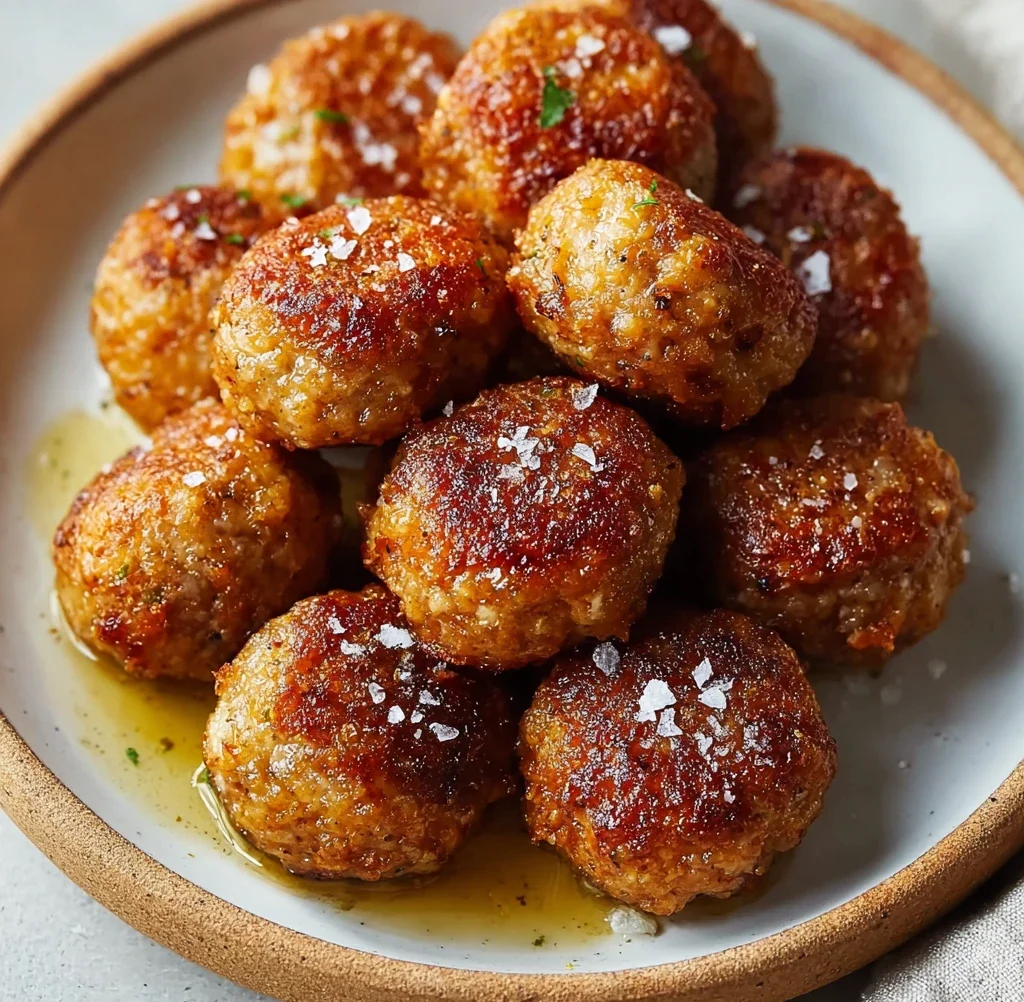 Homemade Chicken Sausage Bites