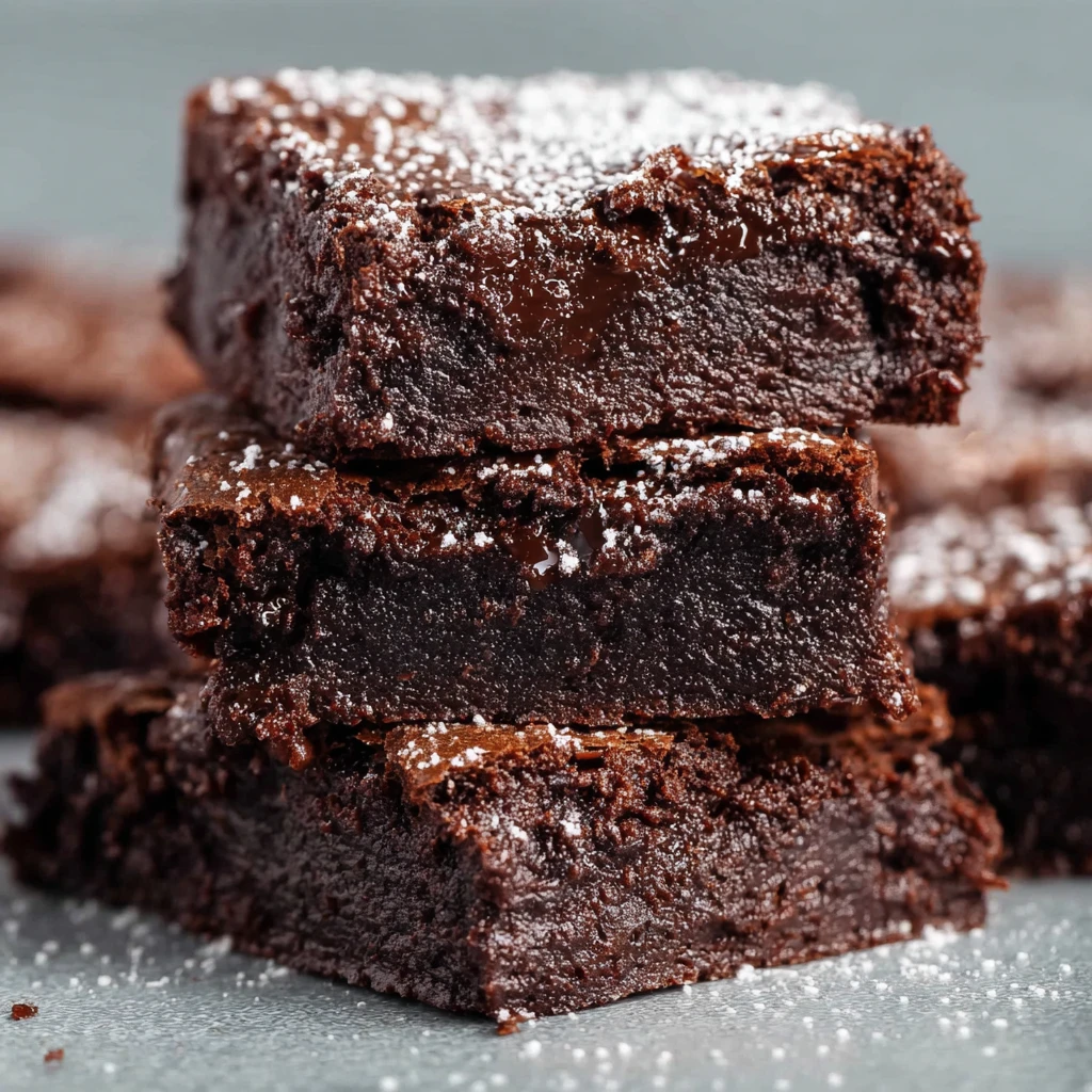Fudgy Vegan Brownies (Applesauce Brownies)