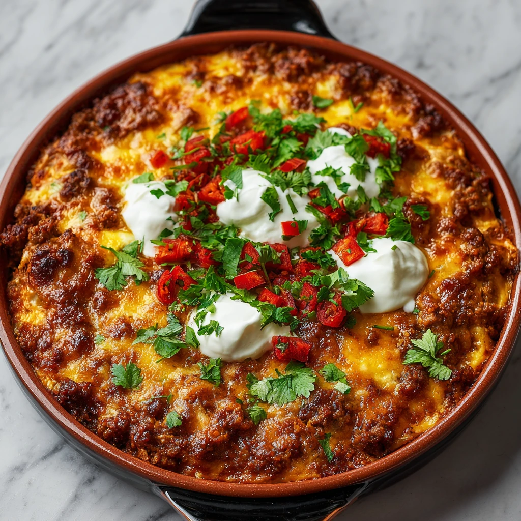 Ground Beef Enchilada Skillet Recipe