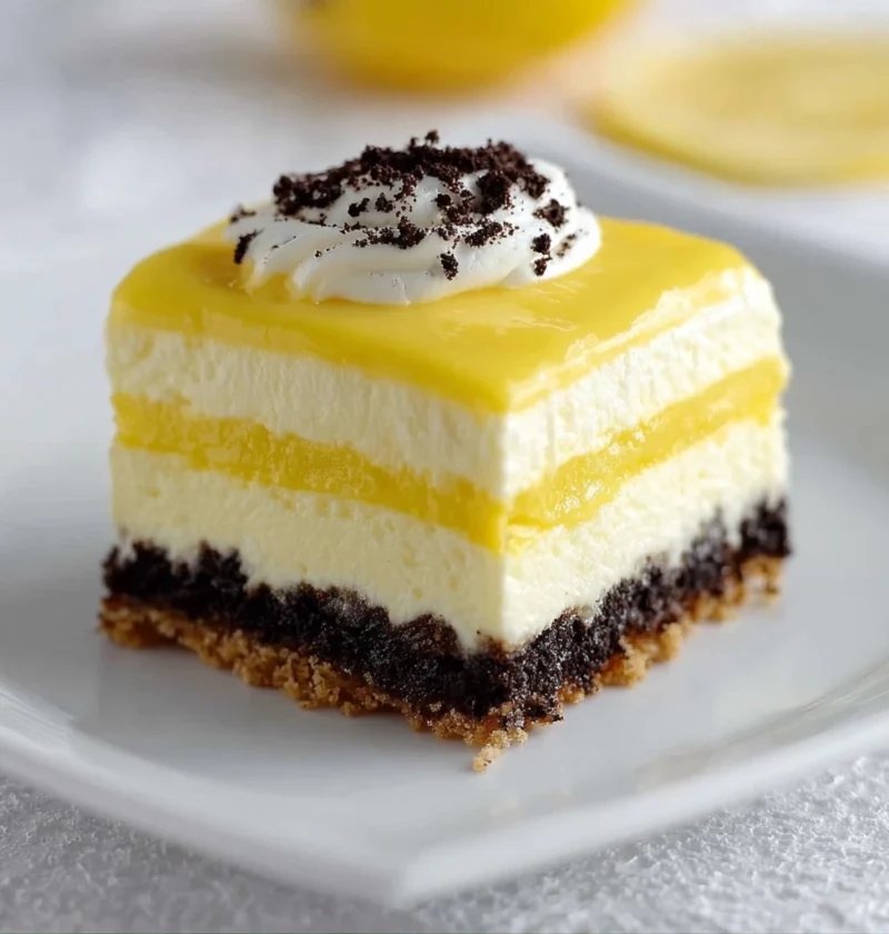 Heavenly Oreo Lemon Dessert