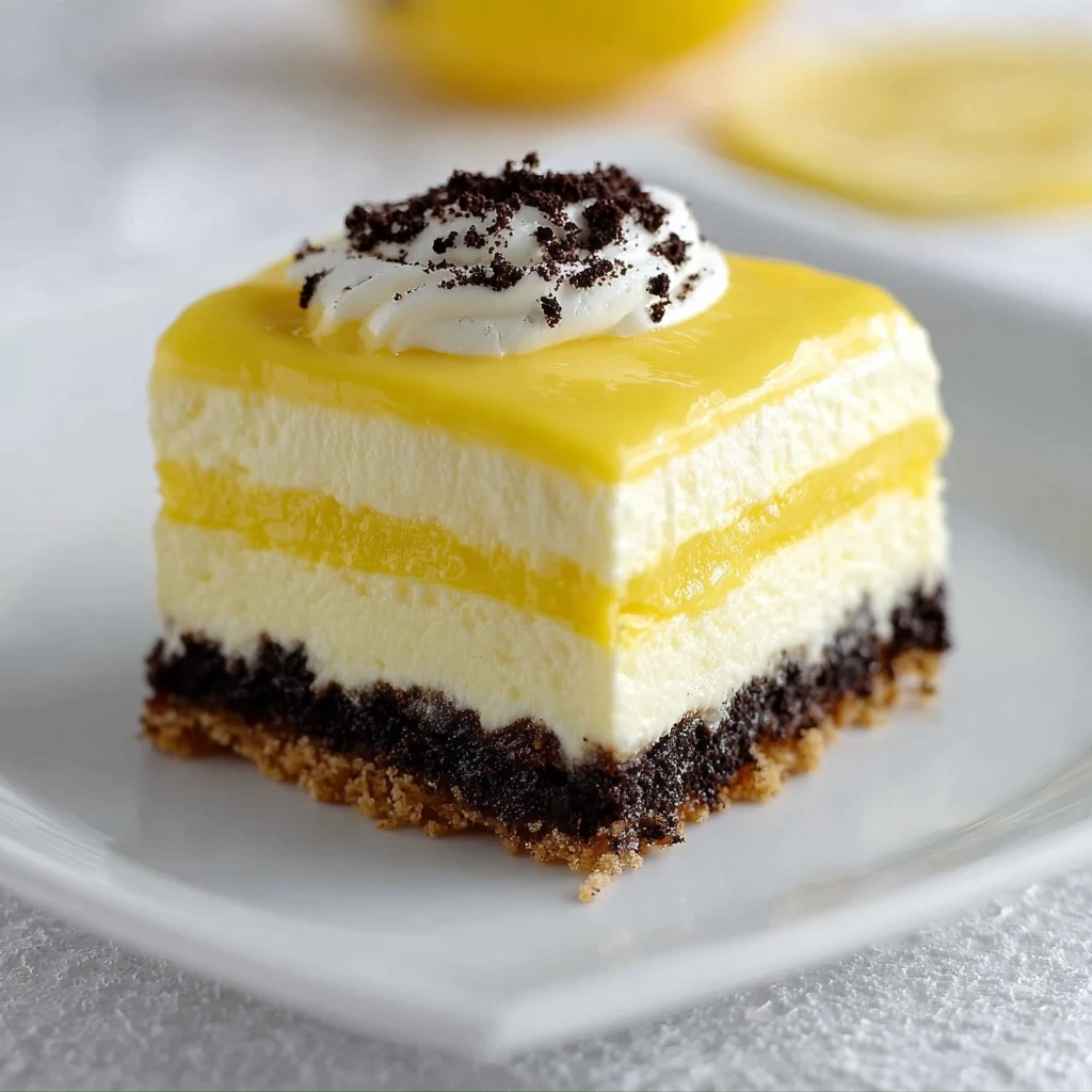 Heavenly Oreo Lemon Dessert