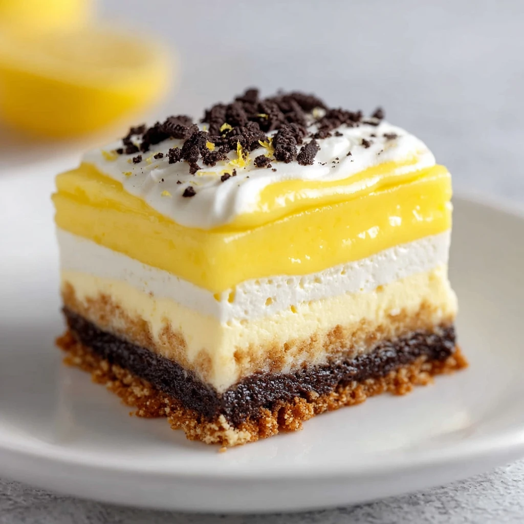 Heavenly Oreo Lemon Dessert