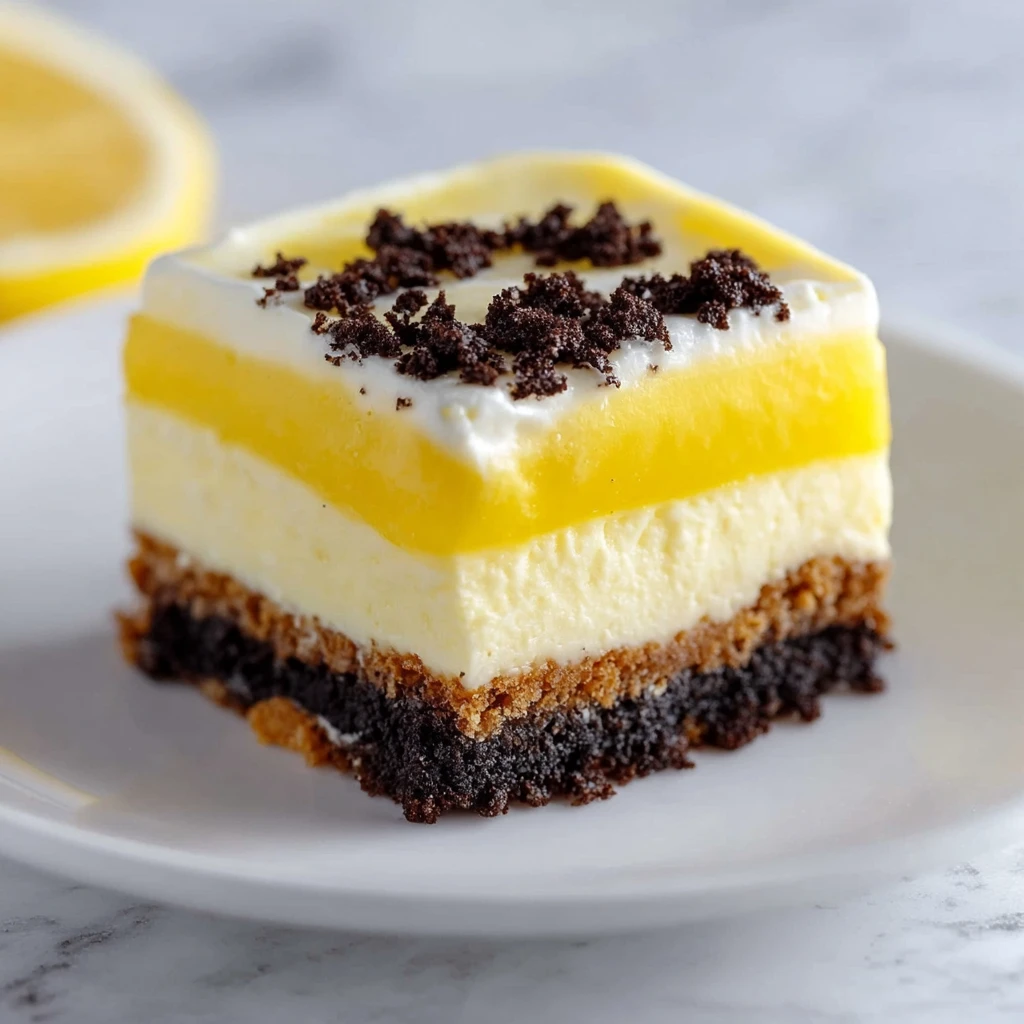 Heavenly Oreo Lemon Dessert