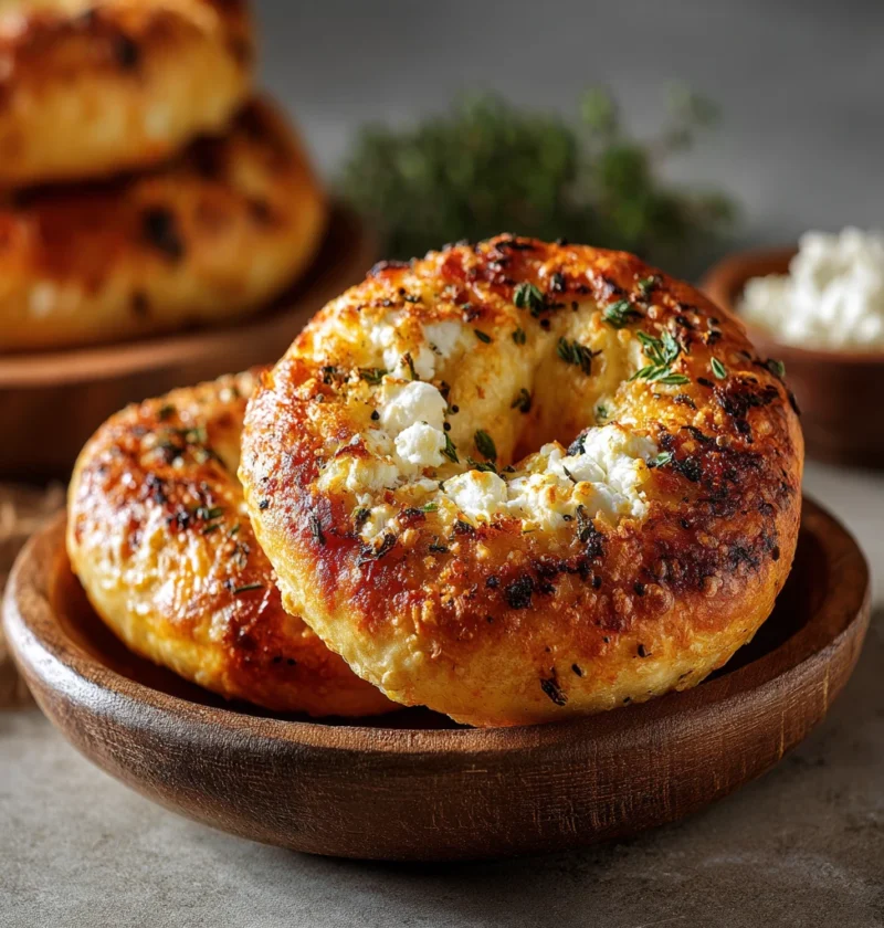High Protein Cottage Cheese Bagels
