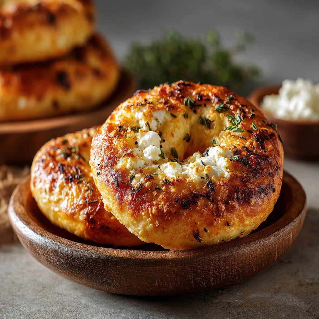 High Protein Cottage Cheese Bagels
