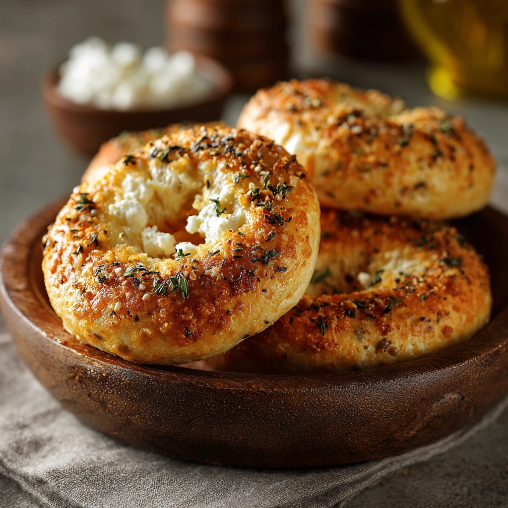 High Protein Cottage Cheese Bagels