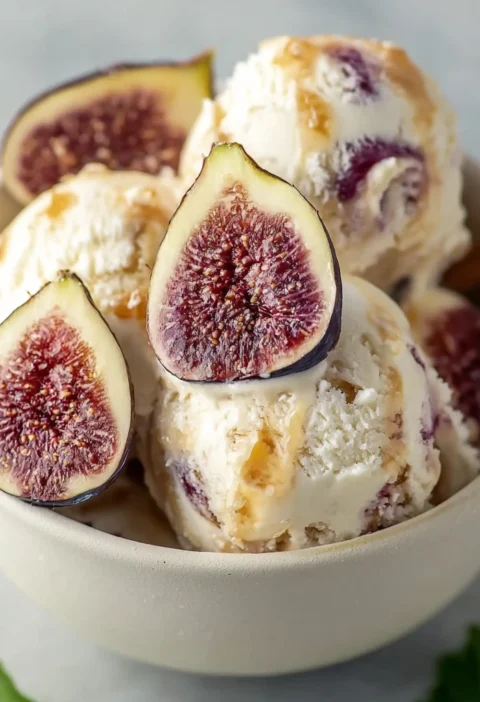Honey‑Drizzled Fig and Ricotta Ice Cream Bliss Await