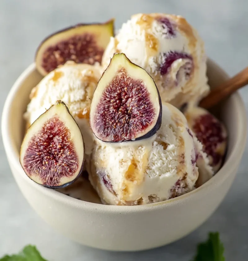 Honey‑Drizzled Fig and Ricotta Ice Cream Bliss Await